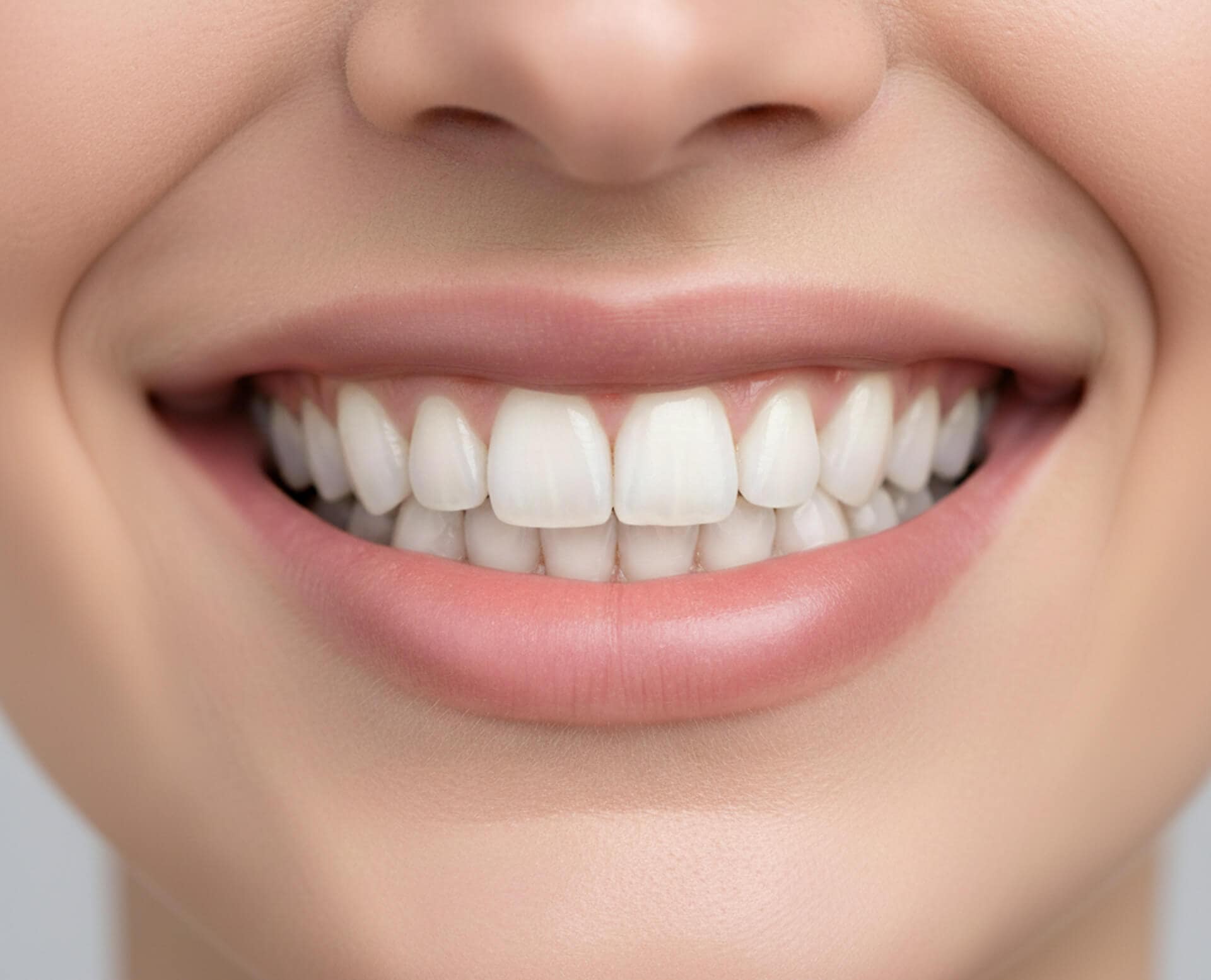 Close-up of a bright, confident smile showcasing white teeth, reflecting the benefits of cosmetic dentistry for enhanced appearance and self-esteem.
